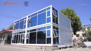 China Zontop Luxury Container Three Bedrooms 40ft 20ft House Modern Shop Office Prefab House factory