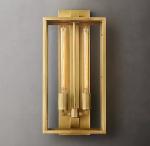 Black And Brass Wall Sconce Brass Glass Wall Light 110V-120V