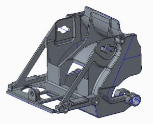 China EMT 2000T Die Car Seat Frame Magnesium Metal Alloy factory
