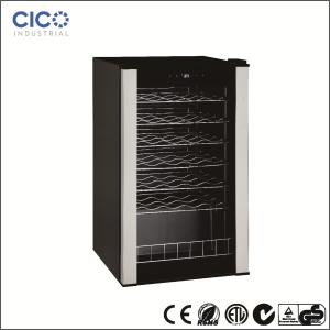 China CICO-28Bottles Compressor Wine Cooler With Black Cabinet and Black Interior factory