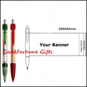 China Custom Banner Ballpoint Pen Portable And Convenient For Events Gifts factory
