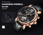Fashion brand KINYUED tourbillion watch mechanical luminous hand automatic