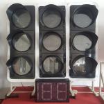 Road Safety Traffic Light 400mm Traffic Signal Light Circle Or Square