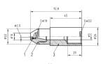China DIN 19523 2008-08 Bild 1 Nozzle For Jetting Rig factory