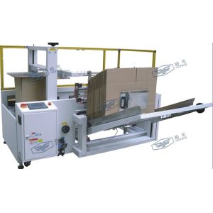 Pneumatic / Electric Bottle Packing Machine , Carton Forming Equipment