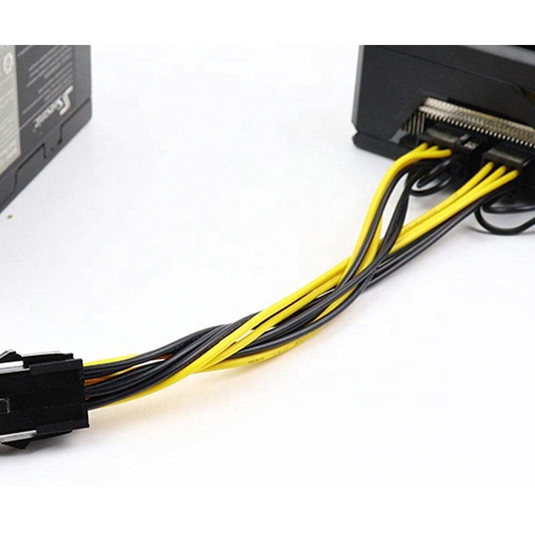 PCIe 8 Pin Male to Dual 8 Pin Male PCI Express Graphics Video Card GPU Splitter Power Adapter Cable