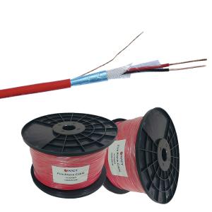 China Industrial Grade ExactCables Shielded 2x1.0mm2 Solid Copper Conductor Fire Alarm Cable factory