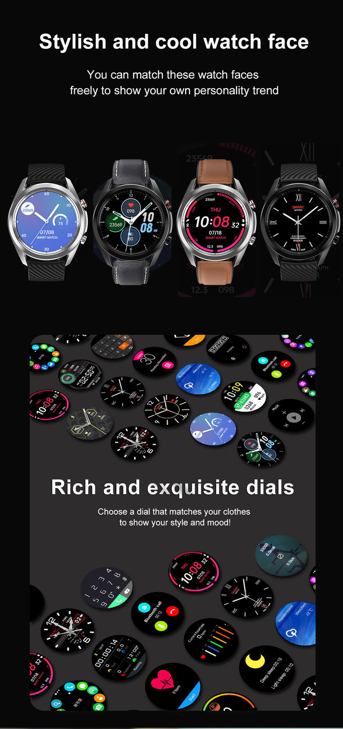 DT91 Sport Mode Heart Rate Smart Wristband 320mah Android Smartwatch For Women