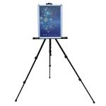 Light Weight Tripod Graphic Banner Stand Aluminum Poster Easel Art Easel