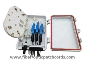 China Outdoor Fiber Optic Distribution Box 4 Port 6 Port For SC LC ST FC Connectors factory