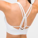 Fitness High Round Neck Anti Glare Yoga Sports Bras Shockproof Energy Bra For