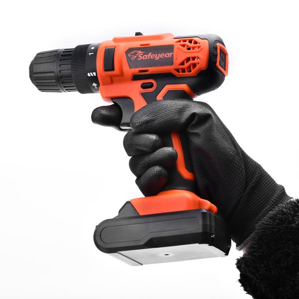 Brushless Cordless Power Drill Tools 21V Lightweight Cordless Drill For Small