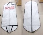 Non Woven Handle Long Hanging Clothes Garment Bags Collapsible Silk Screen
