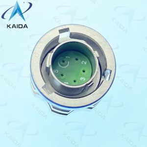 Electroless Nickel Plating Custom Connectors 5 Female Pins Miniature Circular