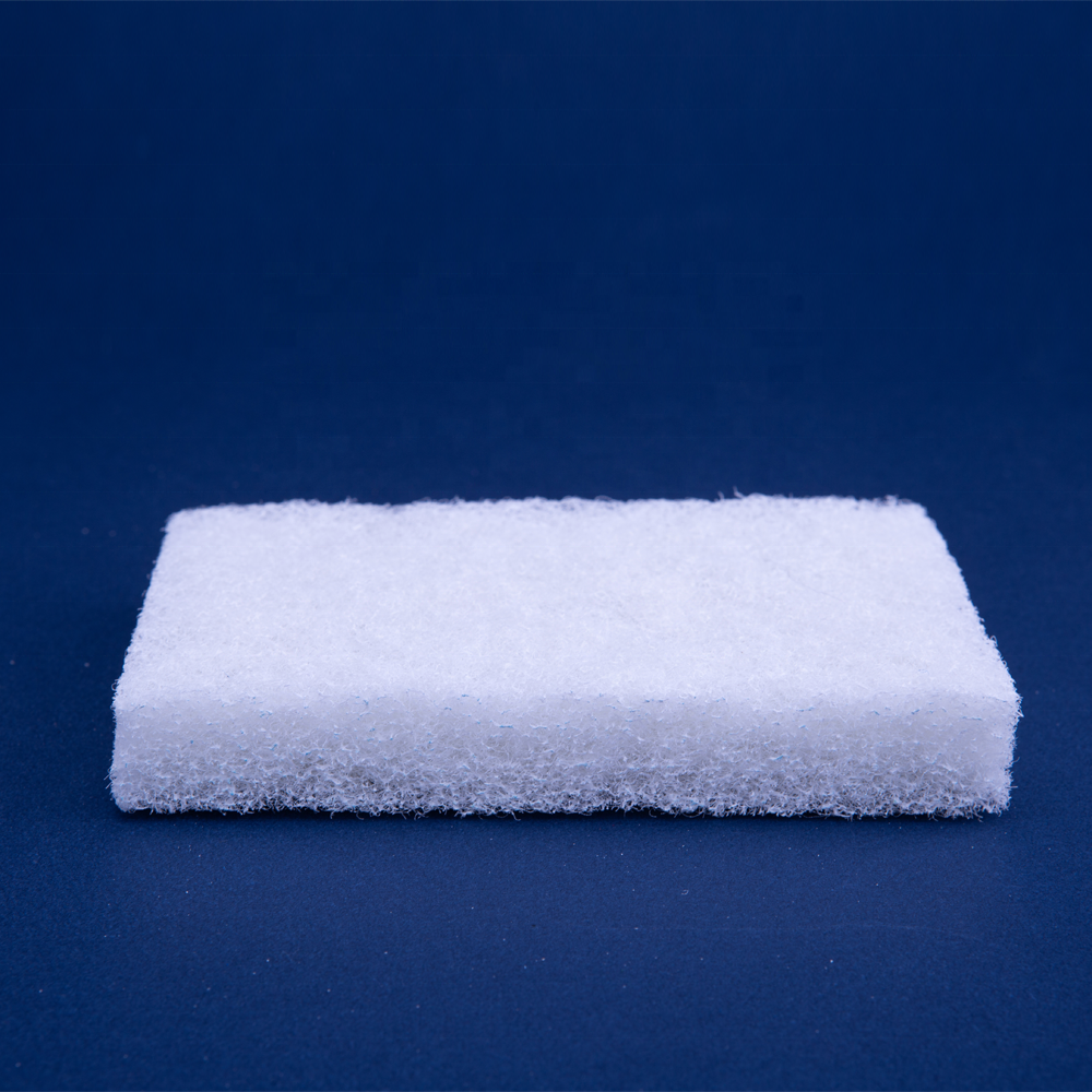 Long Lasting Scouring Sponge Pad Maintains Its Toughness For Repeated Use On Non