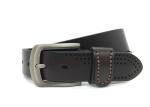 Pin Buckle Full Grian 2.08 Inch Mens Casual Leather Belt