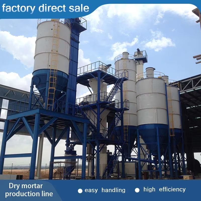 Powder Putty Dry Mortar Equipment Sand Cement Dry Mortar Plant