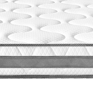 Quilted Supportive Memory Foam Mattress Breathable Fabric Bed Topper