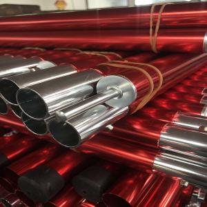 China 6000 Series Aluminum Adjustable Tent Poles One Section 400mm factory