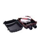 Mini Type Fiber Optic Splice Case 24 Fiber 96F Capacity Plastic Waterproof