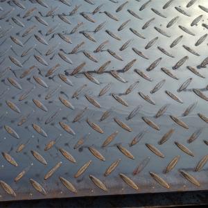 China Tear Drop Pattern Mild Steel Checkered Plate A36 Carbon MS factory