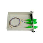 1650nm SC APC Cassette Type 1x8 Fiber Optical PLC Splitter