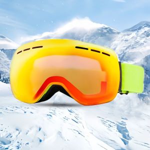 China Customizable Magnetic Lens Ski Goggles Anti Impact Photochromic Ski Goggles on sale