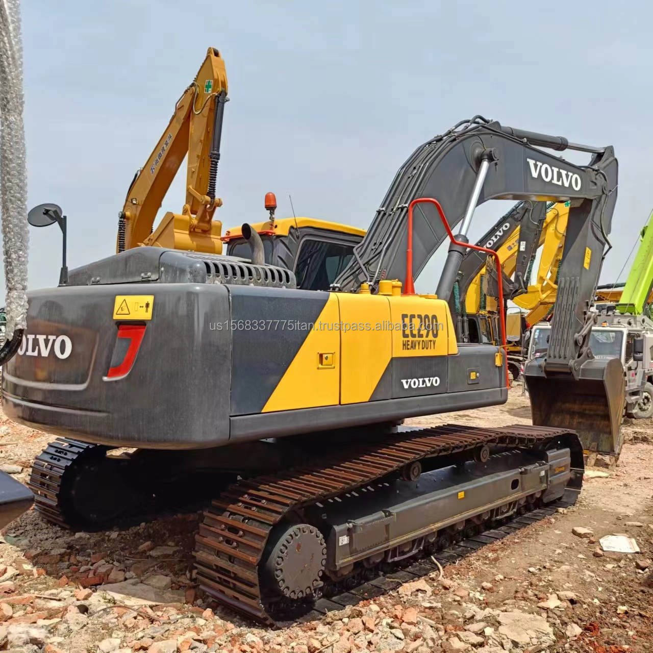 Used VOLVO EC290 Excavator with Original Hydraulic Valve and 1.2M³ Bucket Capacity