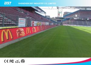 China Waterproof P10 Outdoor Full Color Perimeter Led Display / Stadium Led Screen factory