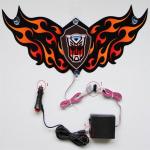 factory price light up el car sticker