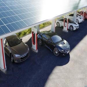 China Anodized Aluminum On Off Grid PV residential solar carport kit factory
