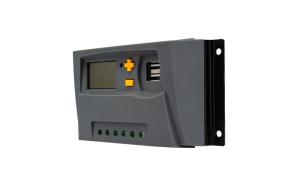 China LCD Graphic PWM Solar Charge Controller 12V Anti Noise with 5V 1A USB factory