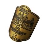 Custom Aluminum Wine Label Bottle Metal Sticker Adhesive Foil Embossed