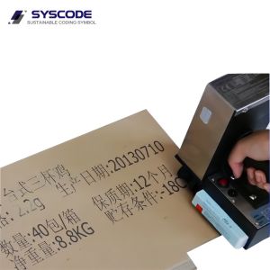 Expiration Dates Handheld Inkjet Printing Machine Easy Integration Compact