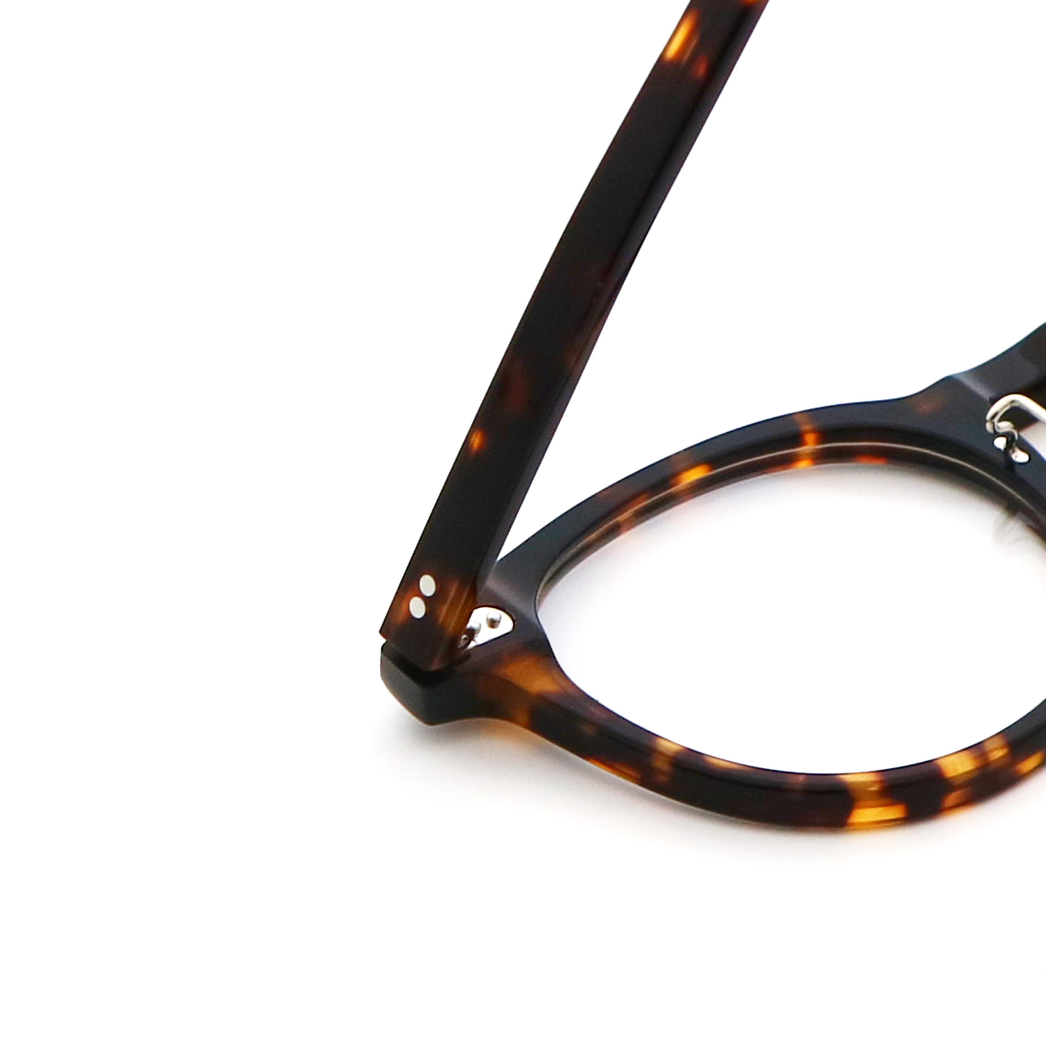 Multicolored Classic Elliptic Acetate Optical Frame Glasses MR 98615