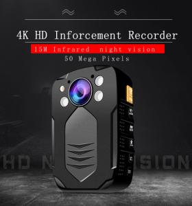 China HD 4K 2 Inch 1080P Video Police Body Cameras With Night Vision &amp; Video Output HDMI factory