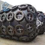 Pneumatic Marine Inflatable Fender Natural Rubber Black Boat Dock Bumpers