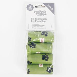 China Outer Bag Packed Tie Handle Biodegradable Dog Waste Bags Earth Friendly factory