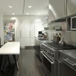 Modern Modular Stainless Steel Kitchen Cabinet Easy Clean