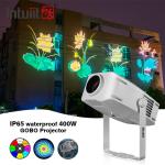 400w Gobo Projector Ip65 Brightness Advertising Led Outdoor Christmas Logo Gobo