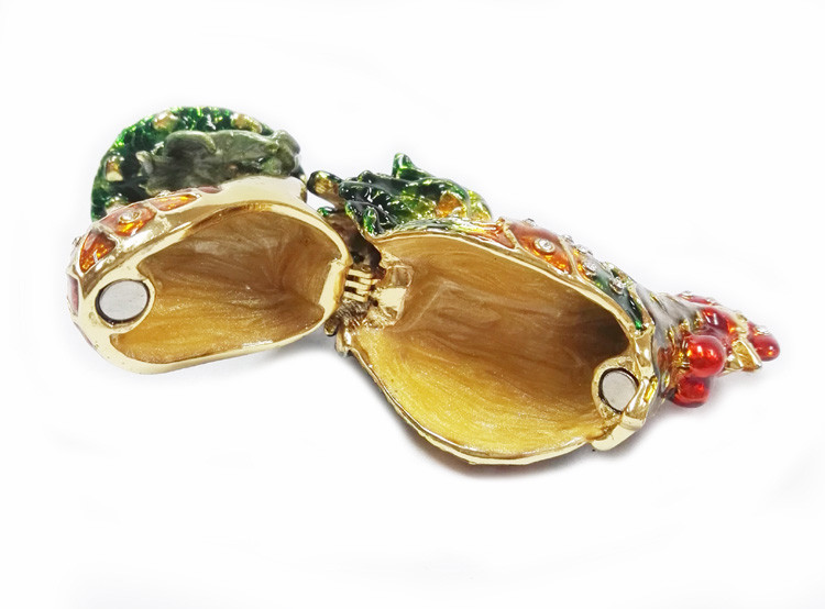 Decorative Alloy Rooster Jewelry Boxes High quality rooster shape jewelry box