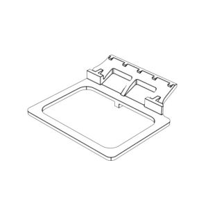 Transparent spk bracket (1*8) / Cold runner / Two-plates mold No.24319