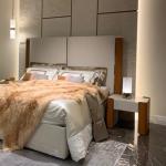 Minimalist 0.6m Modern Marble Nightstand 400mm Trendy Bedside Cabinets