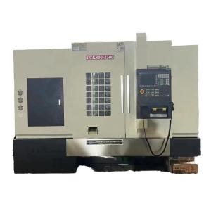 China TCK800 Slant Bed CNC Lathe Milling Servo Automatic GSK Gear Bearing 5700KG factory