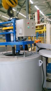 China 500 Rpm 0.6 Mpa Rotary Degassing Unit Aluminum Hanger Crane Lifting ISO9001 factory