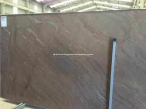 China Luxury Elegant Brown Quartzite Slab factory