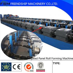 China Galvanized Octagonal Corrugated Roll Forming Machine With Manual Uncoiler factory