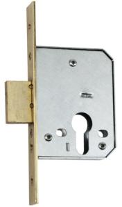 China 35-55mm Door Thickness Mortise Key Lock in GP Finish Secure Your Space factory