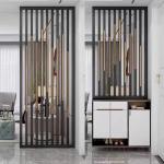 Folding Stainless Steel Hotel Furniture Mobile Screen Partition Modern