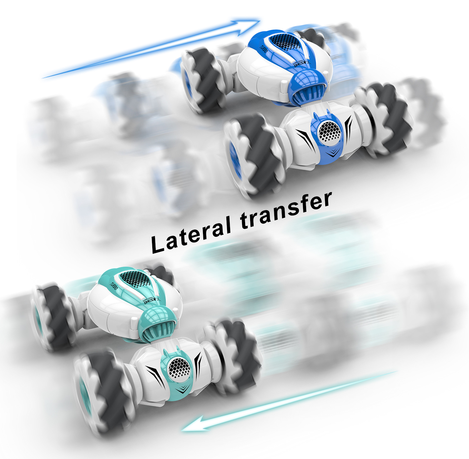 2.4G Remote Control Twisted Car Gesture Sensing 4WD Lateral Stunt RC Toy for Children